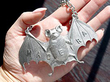 Antique Decanter Label Bat