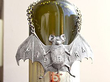 Antique Decanter Label Bat
