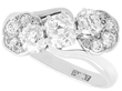 Antique Trilogy Twist Engagement Ring for Sale