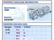 Antique Trilogy Twist Engagement Ring for Sale grading card