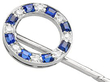 Diamond and Sapphire Pin