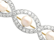 Natural Pearl and Diamond Brooch