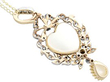 Blister Pearl Pendant in Gold Back