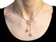 Victorian Seed Pearl Necklace for Sale Wearing