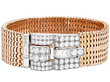1930s Rose gold and Diamond Bracelet