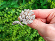 Floral Diamond Brooch Outside