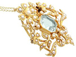 Aquamarine and Pearl Pendant