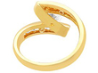 Diamond Twist Ring Yellow Gold