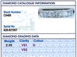 Diamond Eternity Ring Size L in Platinum Report Card