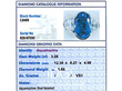 Aquamarine Ring with Half Moon Diamonds Report Card