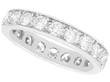 White Gold Eternity Ring Size M 