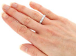 White Gold Eternity Ring Size M Wearing