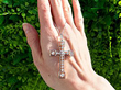 18k Gold Diamond Cross Pendant
