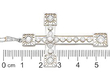 18k Gold Diamond Cross Pendant