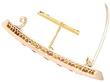 Victorian Ruby Crescent Brooch for Sale