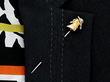 Victorian Stick Pin with Pearl wearing