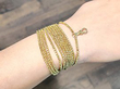 20ct Gold Longuard Chain on wrist
