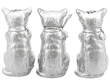 Sterling Silver Cat Condiment Set