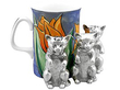 Sterling Silver Cat Condiment Set