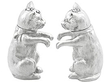 Sterling Silver Cat Condiment Set