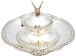 Edwardian Inkstand Silver Gilt