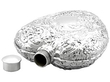 Victorian Silver Heart Flask open
