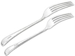 vintage silver forks