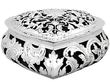 Sterling Silver Heart Shaped Trinket Box