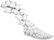 Diamond Cornucopia Brooch