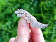 Diamond Cornucopia Brooch