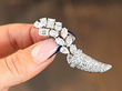 Diamond Cornucopia Brooch