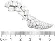 Diamond Cornucopia Brooch