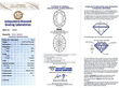 Diamond Cornucopia Brooch Grading Certificate