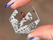 Enamel and Diamond Horse and Jockey Brooch