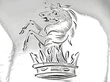 Silver Mustard Pot Crest