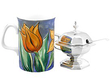 Britannia Silver Mustard Pot