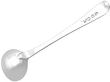 Britannia Silver Mustard Pot spoon 
