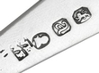 Britannia Silver Mustard Pot hallmarks 