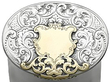 Antique Silver and Gold Box Decoration 