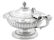 Georgian Silver Mustard Pot with Spoon