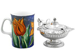 Georgian Silver Mustard Pot with Spoon