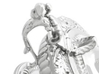 Georgian Silver Mustard Pot with Spoon detail 