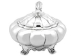 Silver Mustard Pot with Spoon