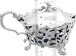 Victorian Mustard Pot in Sterling Silver size 