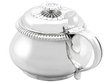 Rounded Silver Mustard Pot