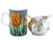 Chinese Silver Cream Jug and Sugar Bowl