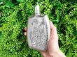 Japanese Hip Flask in Silver outside 