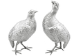 Vintage Silver Bird Figurines