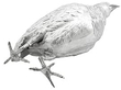 Vintage Silver Bird Figurines