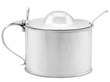 Large Antique Silver Mustard Pot 